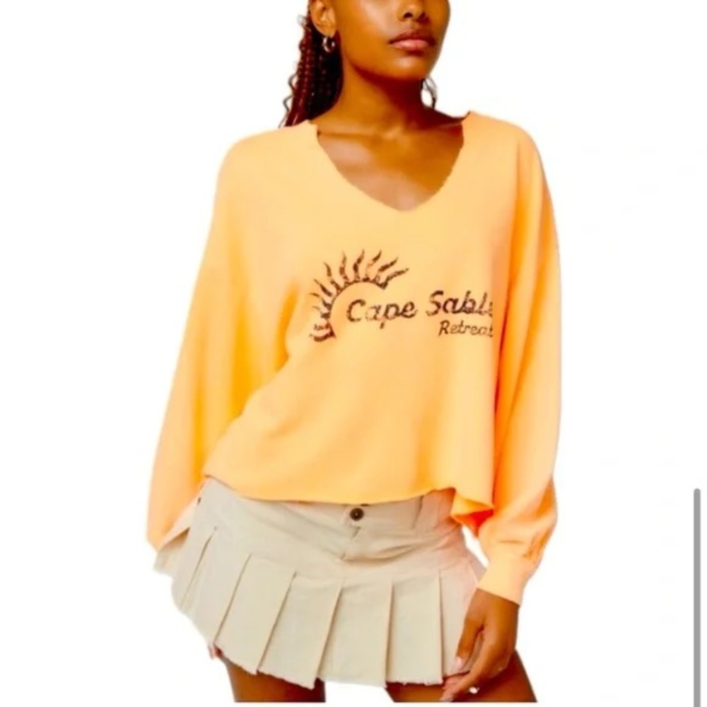 Urban Outfitters Orange Crop Sweatshirt